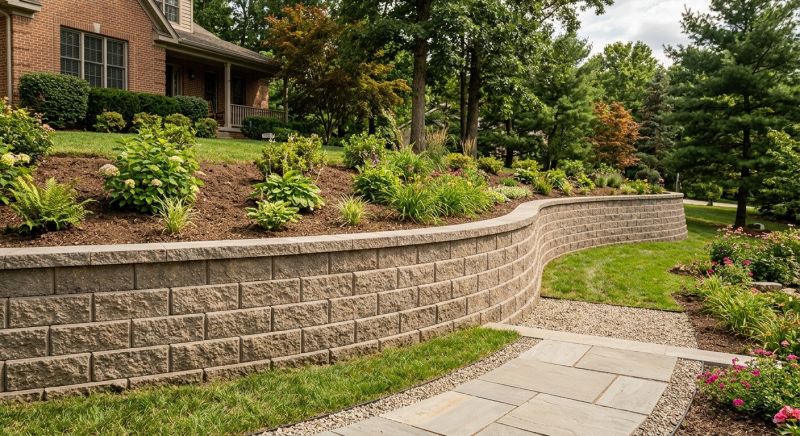 Block Retaining Wall Installation in Marin County, CA