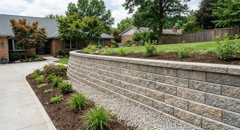 Block Retaining Wall Installation in Napa, CA