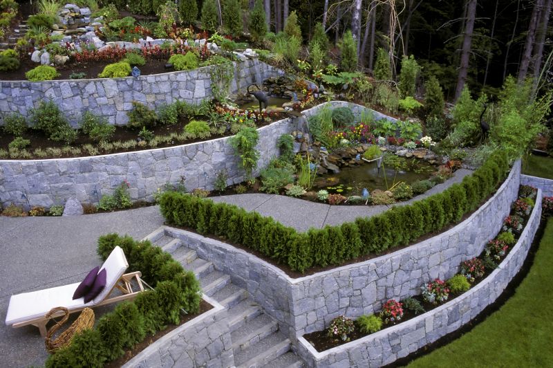 Landscape Wall Construction in Rockwall, TX