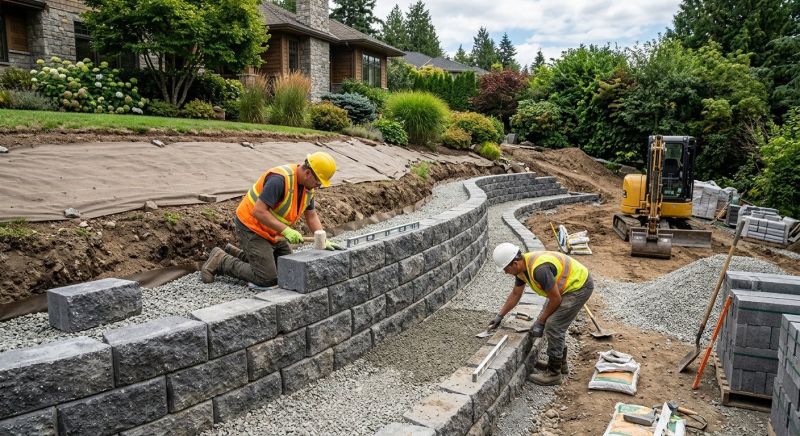Landscape Wall Construction in Ventura County, CA