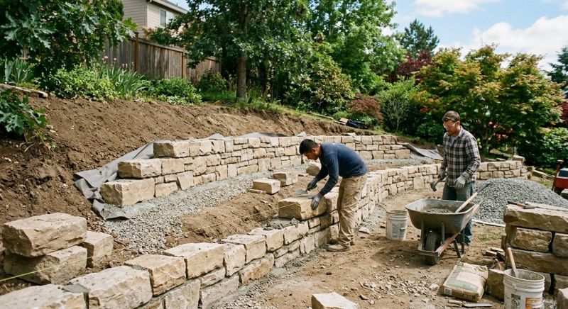 Landscape Wall Construction in Volusia County, FL