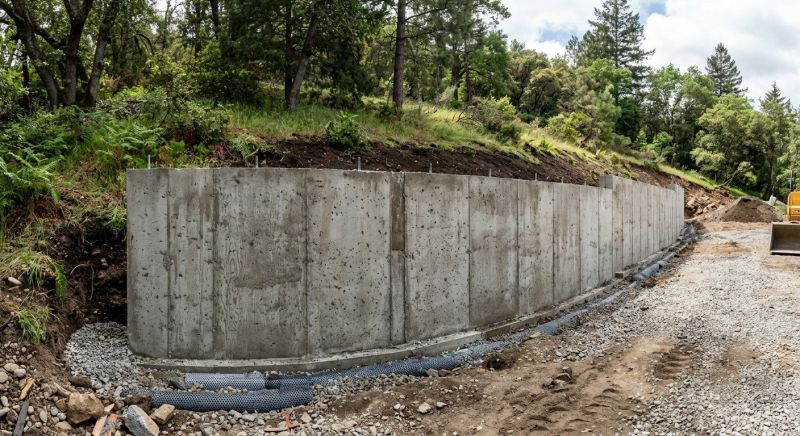 Retention Wall Construction in Napa, CA