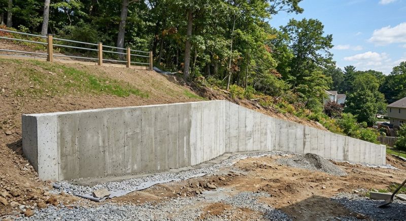 Retention Wall Installation in Daytona Beach, FL