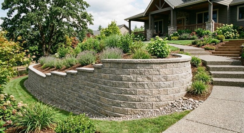Retention Wall Installation in Melbourne, FL